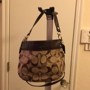 Coach signature handbag